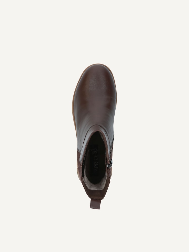Caprice, Bottine en cuir - marron DK BROWN COMB, image 4 sur 5