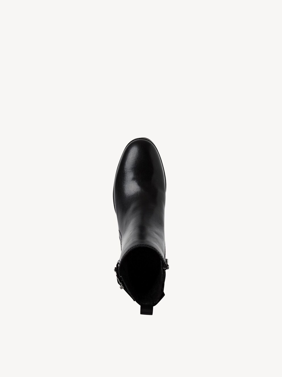 Marco Tozzi, Leren Enkellaarsje - zwart BLACK, afbeelding 5 van 6