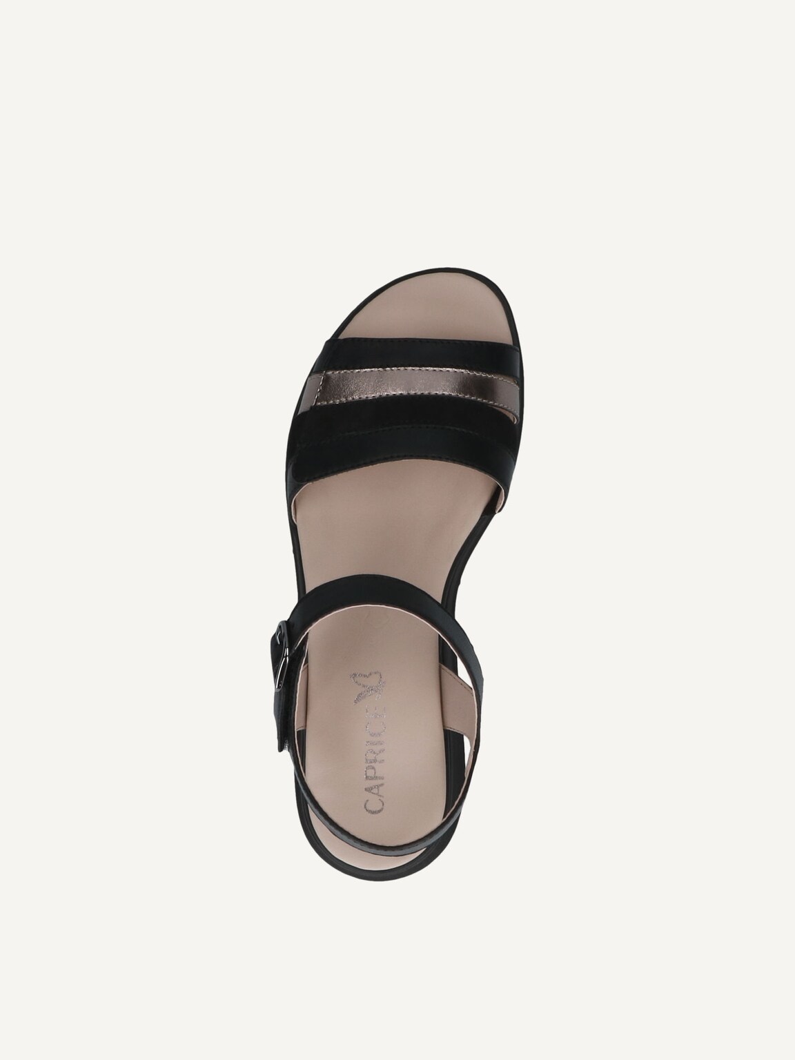 Caprice, Leather Sandal - black BLACK COMB, image 5 of 5