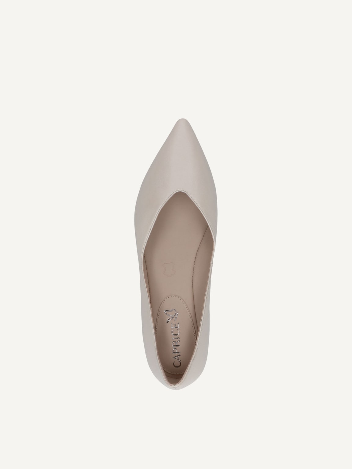 Caprice, Leather Ballerina - beige CREAM PERLATO, image 5 of 5