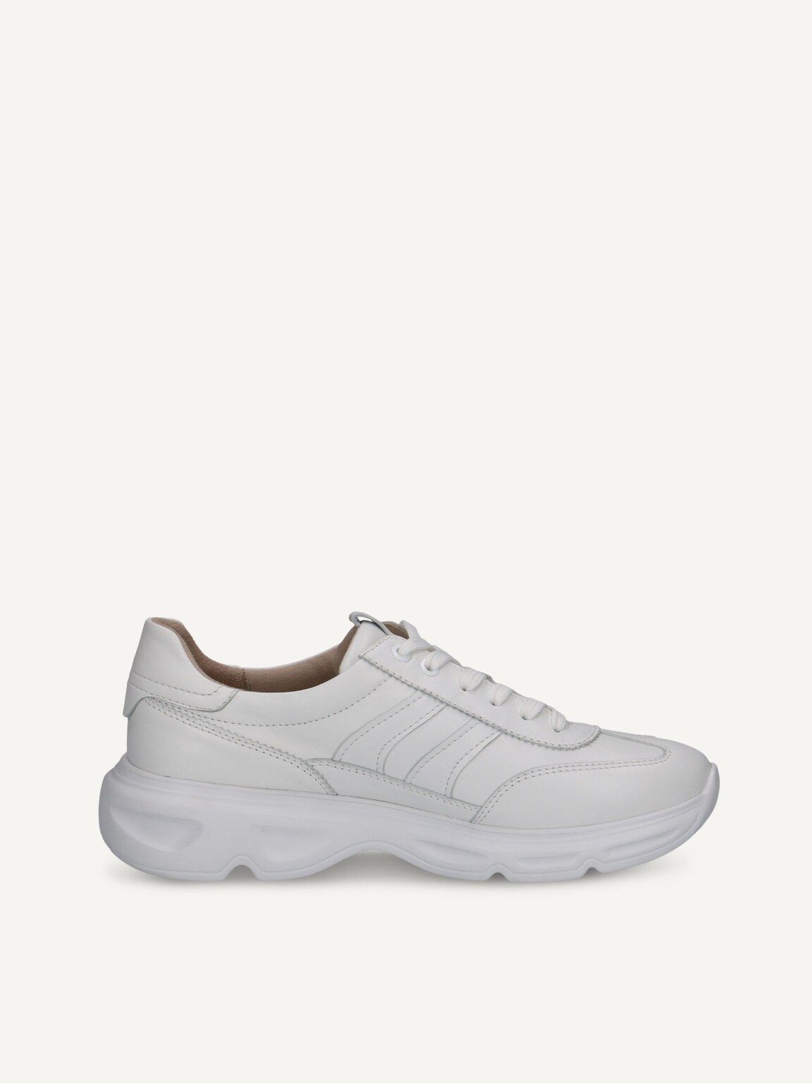 Caprice, Leather Sneaker - white WHITE NAPPA, image 3 of 5
