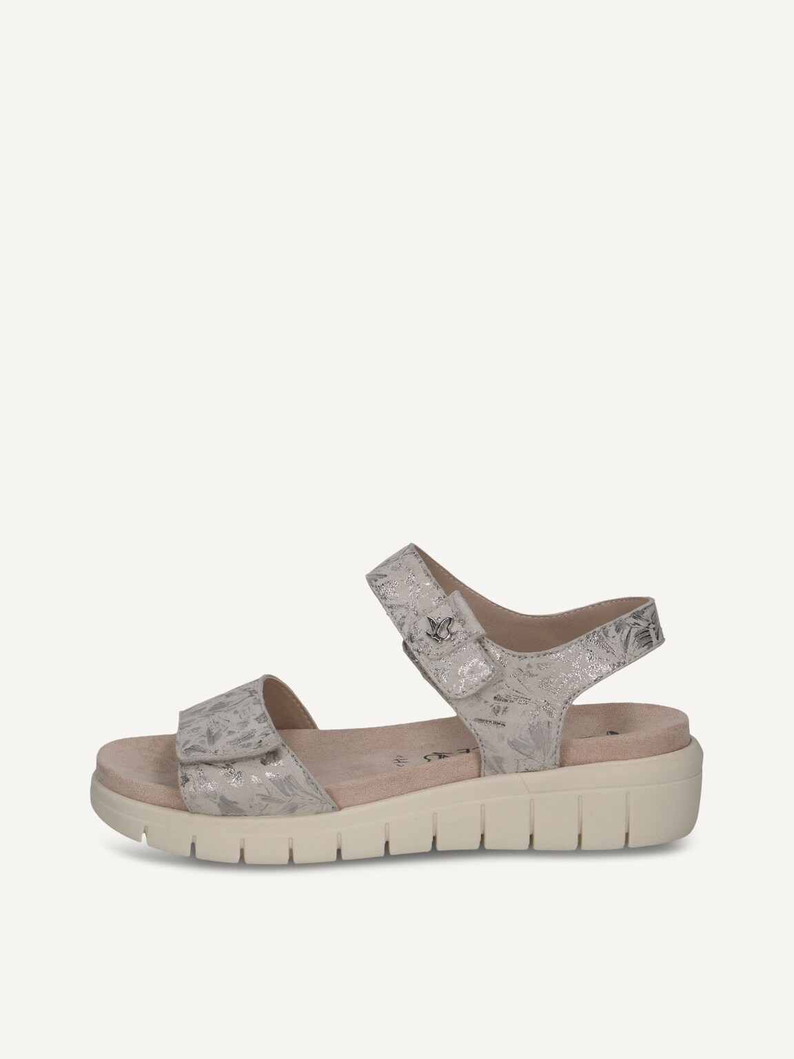 Caprice, Leather Sandal - white OFFWHITE/SILV., image 2 of 5