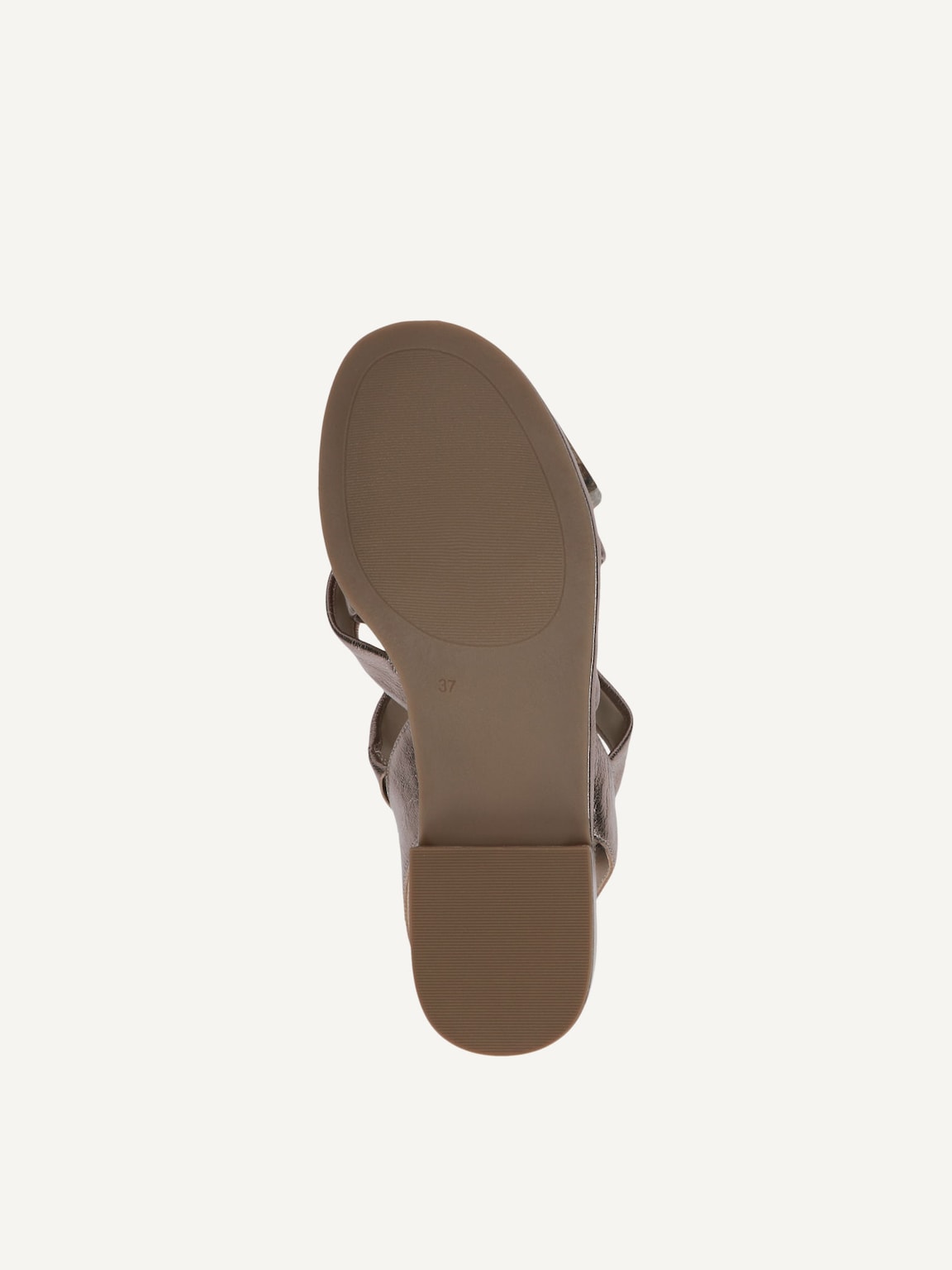 Caprice, Leather Sandal - brown TAUPE METALLIC, image 4 of 5