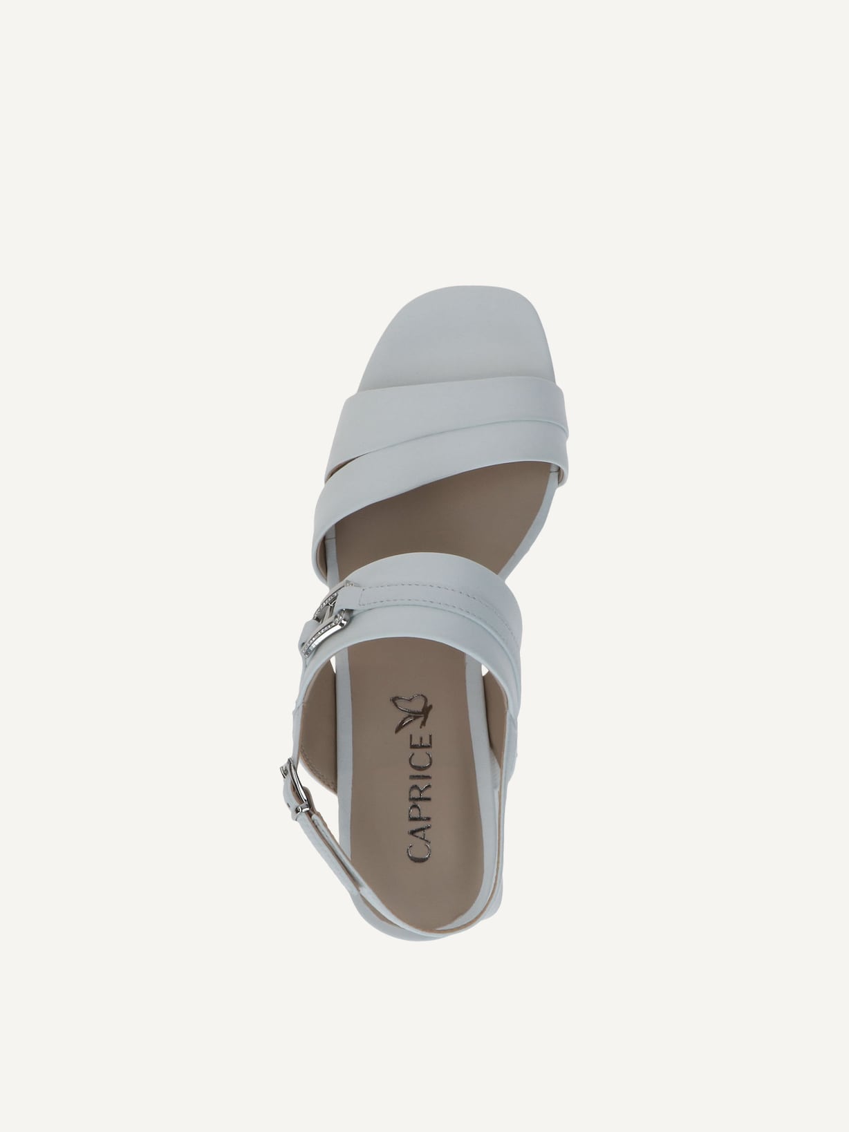 Caprice, Sandale à talon en cuir - blanc WHITE NAPPA, image 5 sur 6