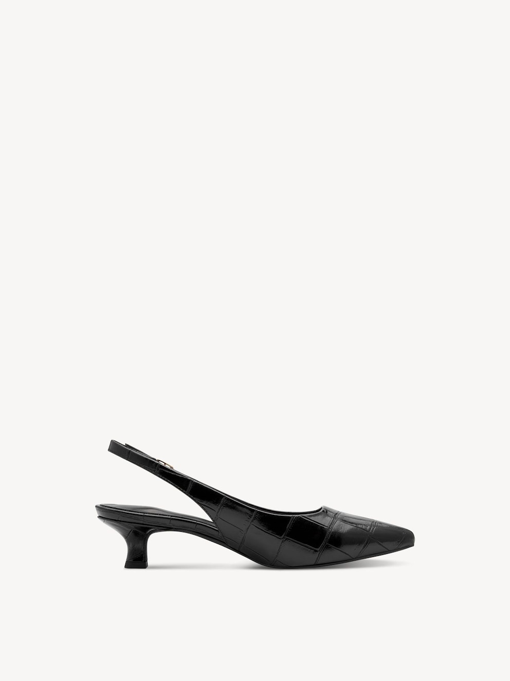 Marco Tozzi, Pumps - sort BLACK CROCO, billede 6 af 6