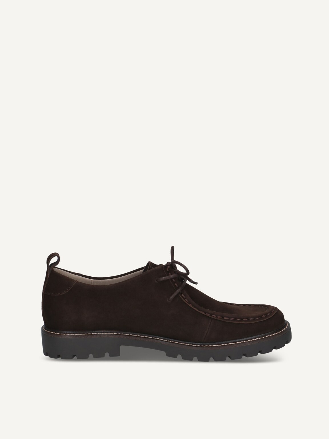 Caprice, Leather Low shoes - brown DK BROWN SUEDE, image 3 of 5