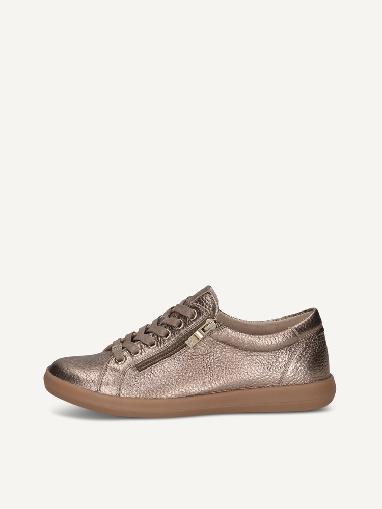 Caprice, Leather Sneaker - brown TAUPE MET.DEER, image 3 of 6