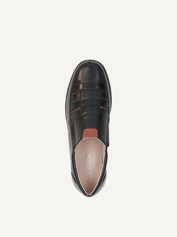 Caprice, Slipper en cuir - noir BLACK COMB, image 4 sur 5