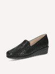 Selected, Caprice, Leather Slipper - black BLACK REPTILE