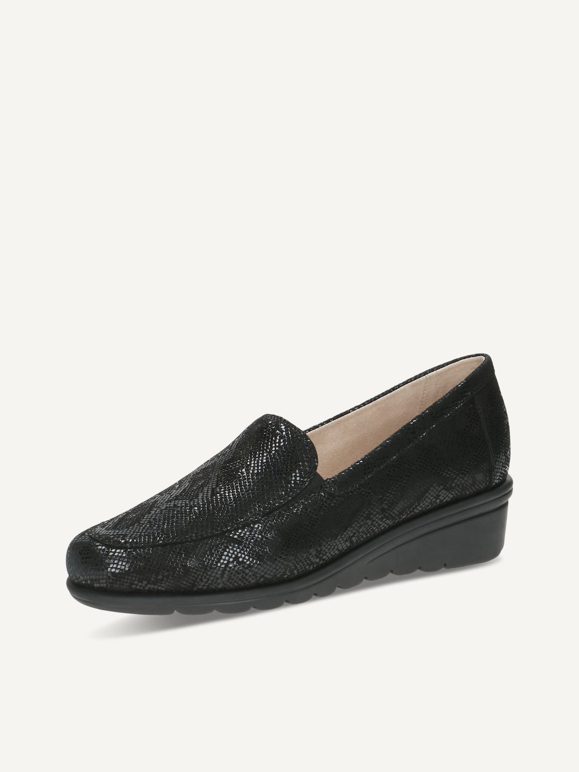 Caprice, Leather Slipper - black BLACK REPTILE, image 1 of 5