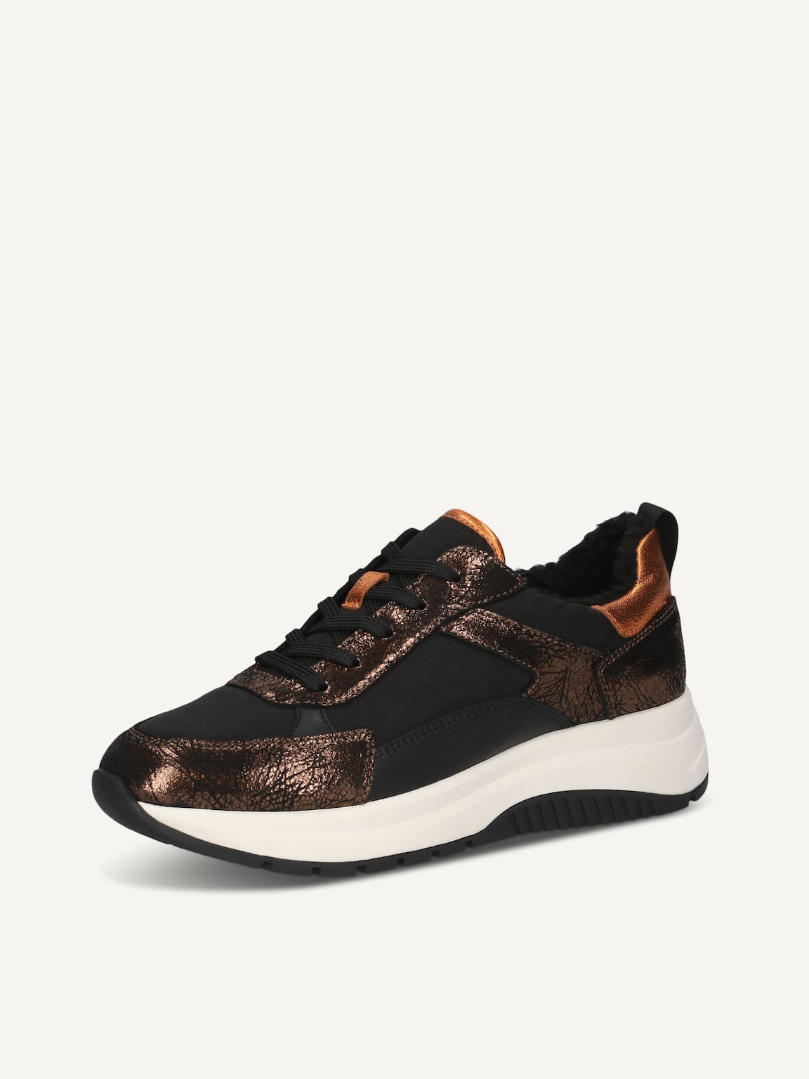 Caprice, Sneaker - metallic BLACK/BRONCE, image 1 of 5