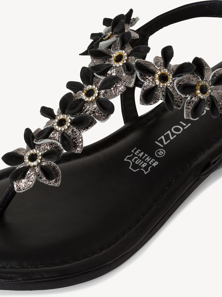 Marco Tozzi, Sandalo - nero BLACK COMB, immagine 5 di 6