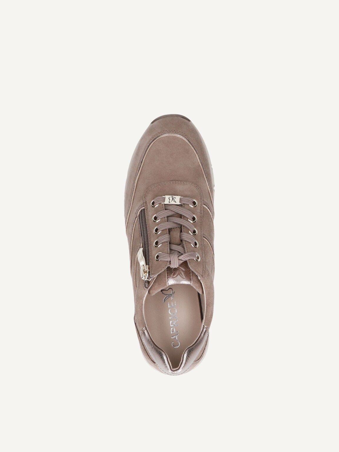Caprice, Leather Sneaker - beige TAUPE COMB, image 5 of 5