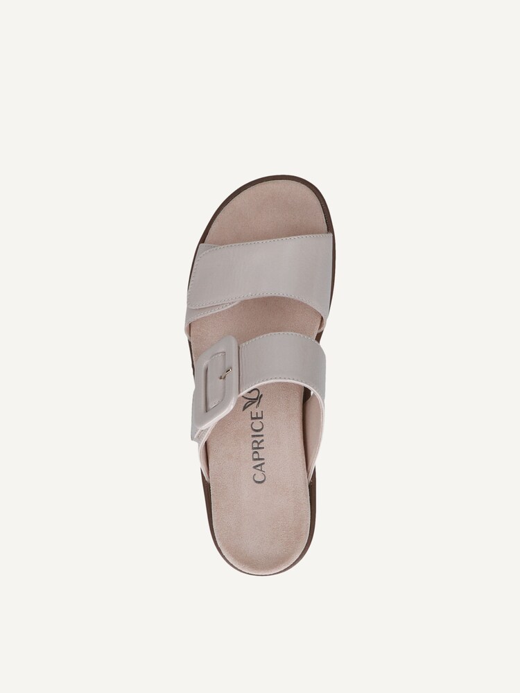 Caprice, Leather Mule - white SNOW NAPLAK, image 6 of 6