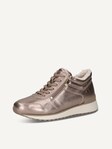 Selected, Caprice, Leather Sneaker - brown warm lining TAUPE METALLIC