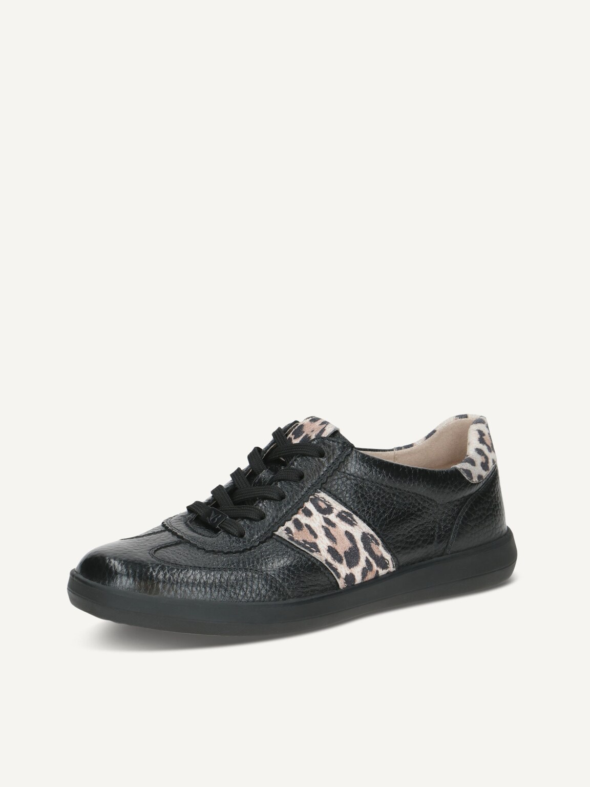 Caprice, Leather Sneaker - black BLACK DEER COM, image 1 of 5