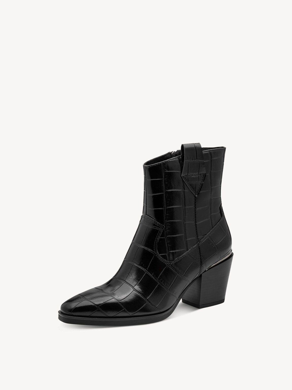 Marco Tozzi, Bootie - black, BLACK CROCO, Image 2 of 6