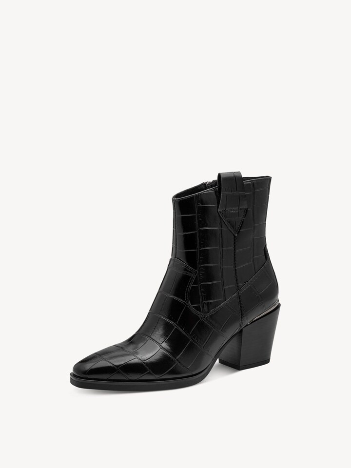 Marco Tozzi, Bottine - noir BLACK CROCO