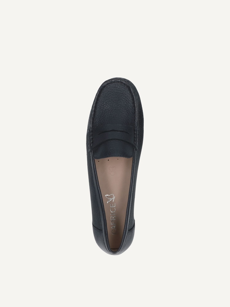 Caprice, Mocassin en cuir - bleu OCEAN DEER, image 4 sur 5