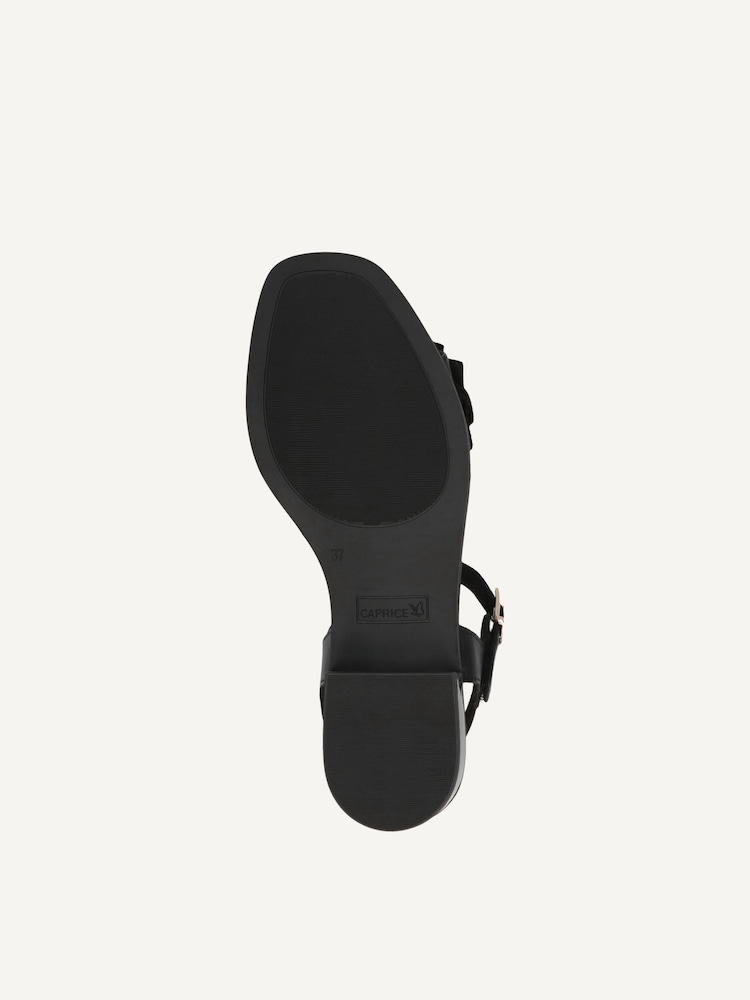 Caprice, Leather Heeled sandal - black BLACK COMB, image 5 of 6