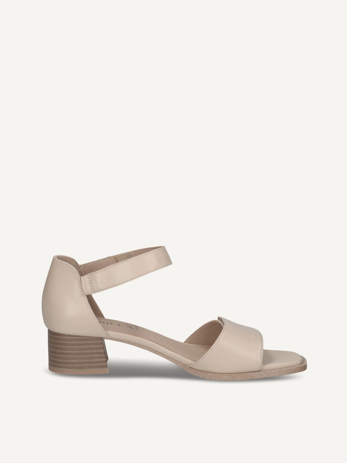 Caprice, Leather Heeled sandal - white OFFWHITE NAPPA, image 3 of 5