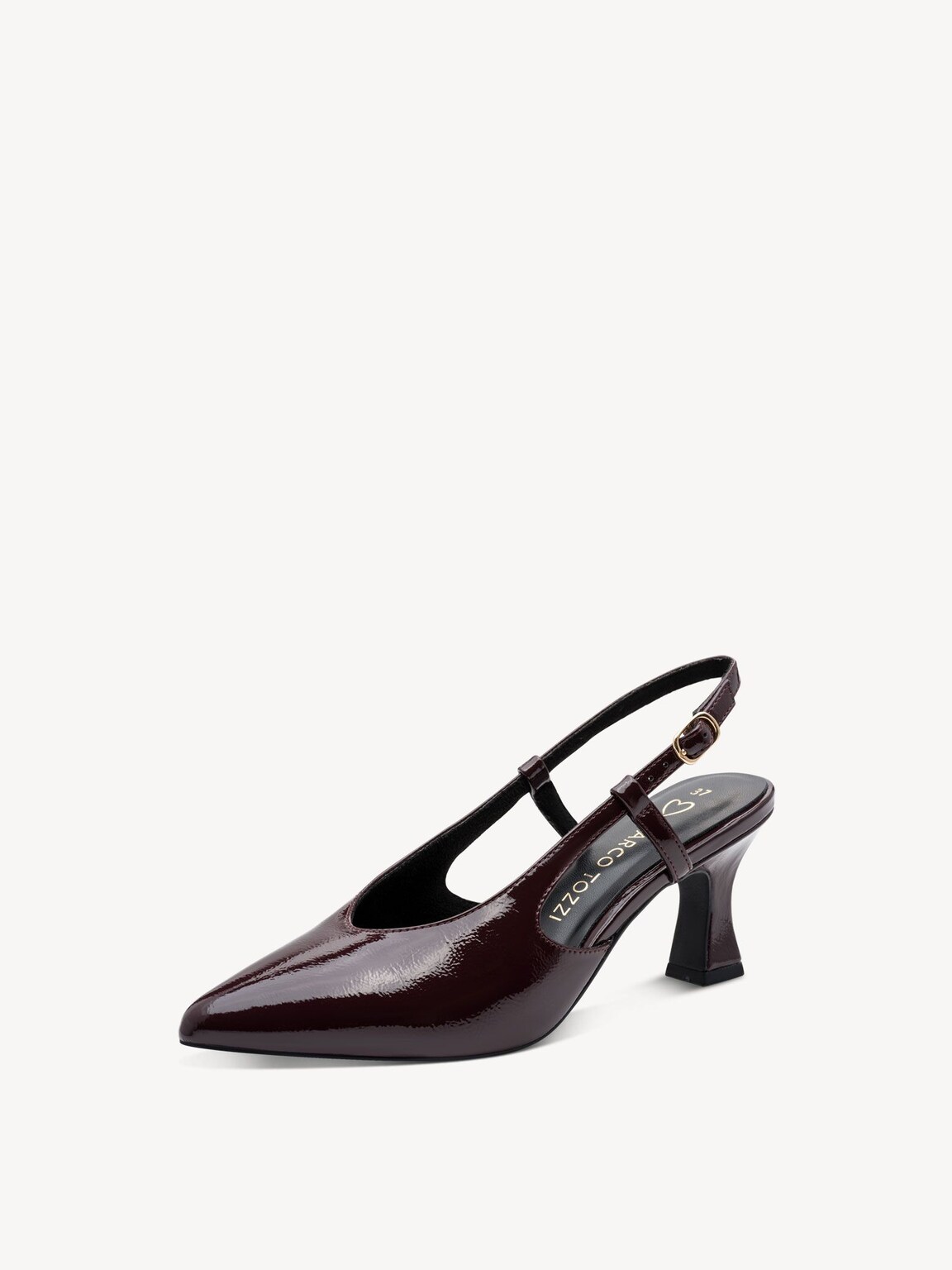 Marco Tozzi, Pumps - red BORDEAUX PAT., image 2 of 6