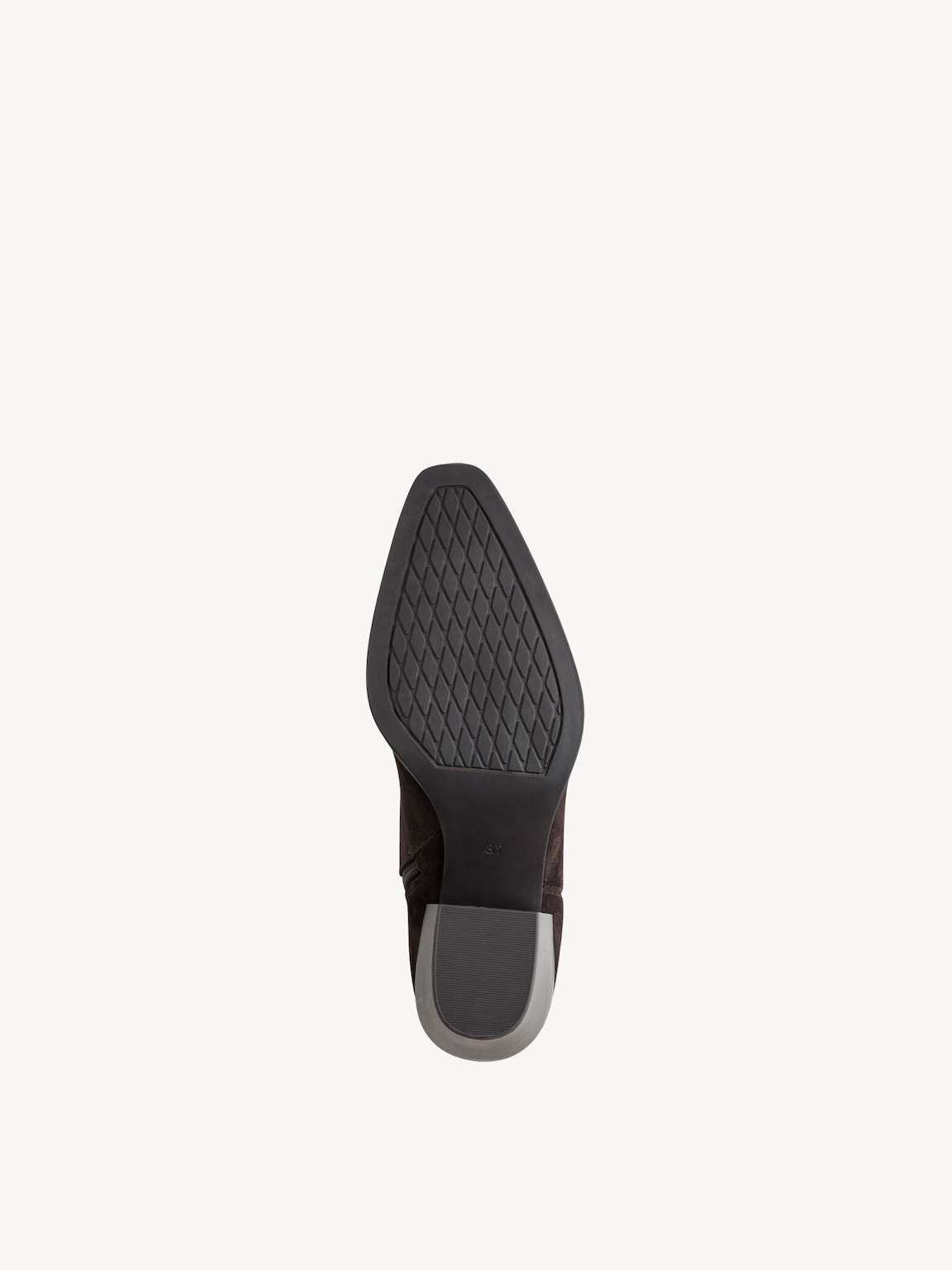 Marco Tozzi, Leather Bootie - brown, MOCCA, Image 4 of 6