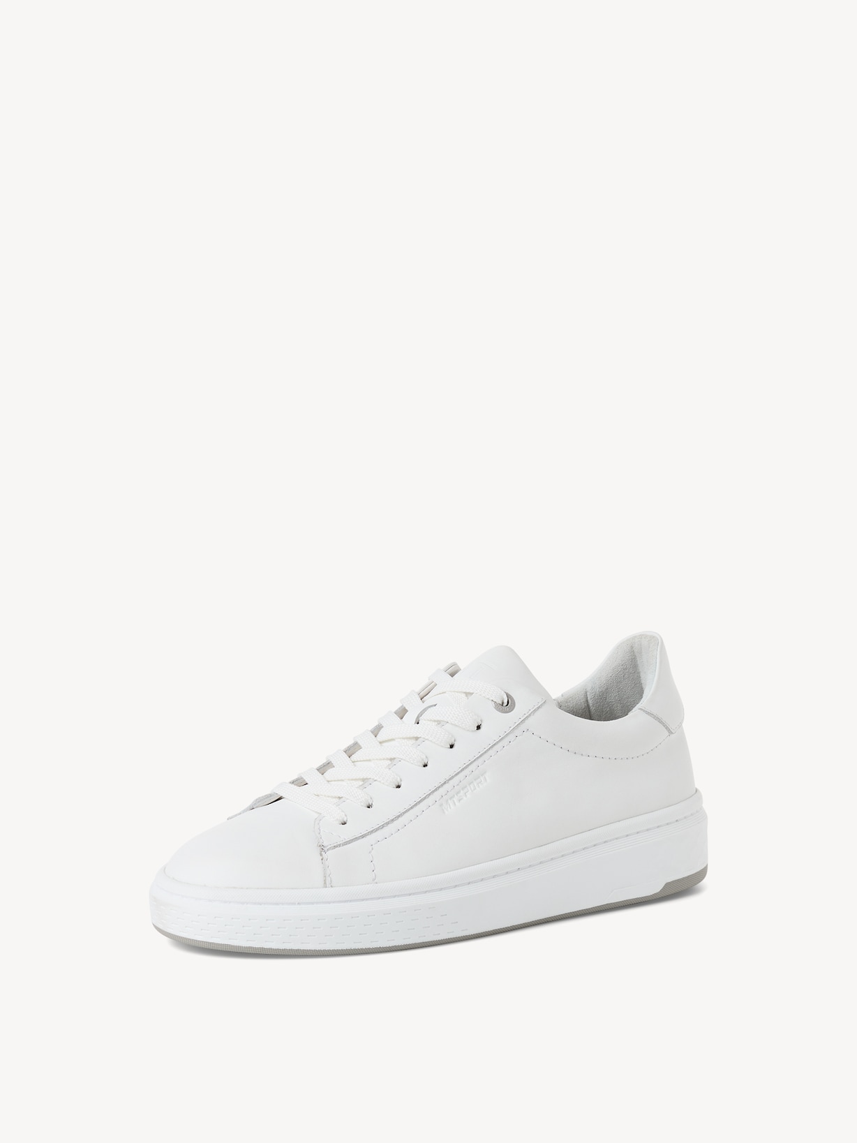 Marco Tozzi, Leather Sneaker - white WHITE, image 1 of 6