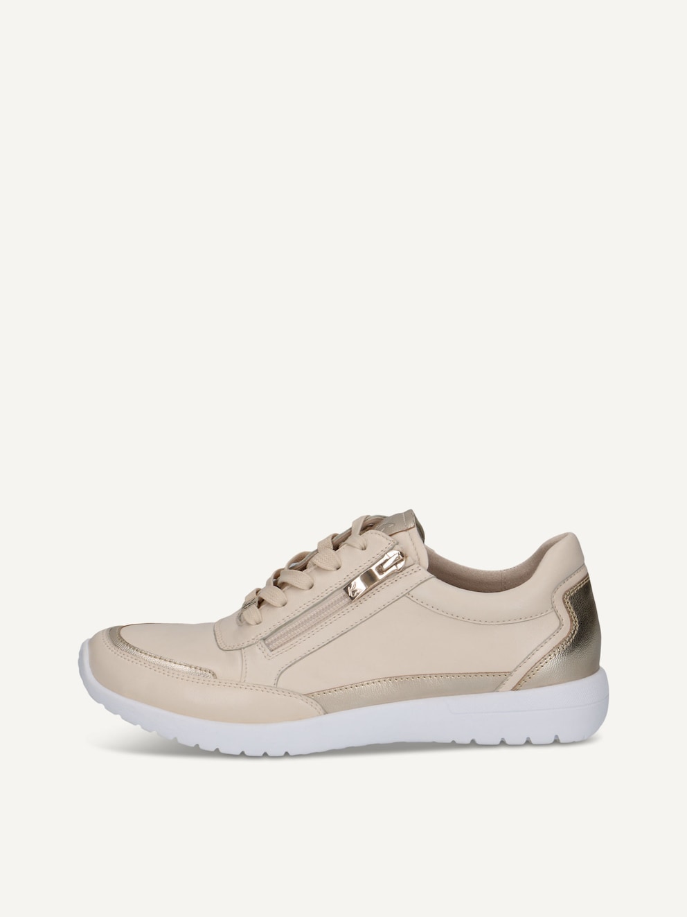 Caprice, Derbie en cuir - beige CREAM/GOLD, image 1 sur 6