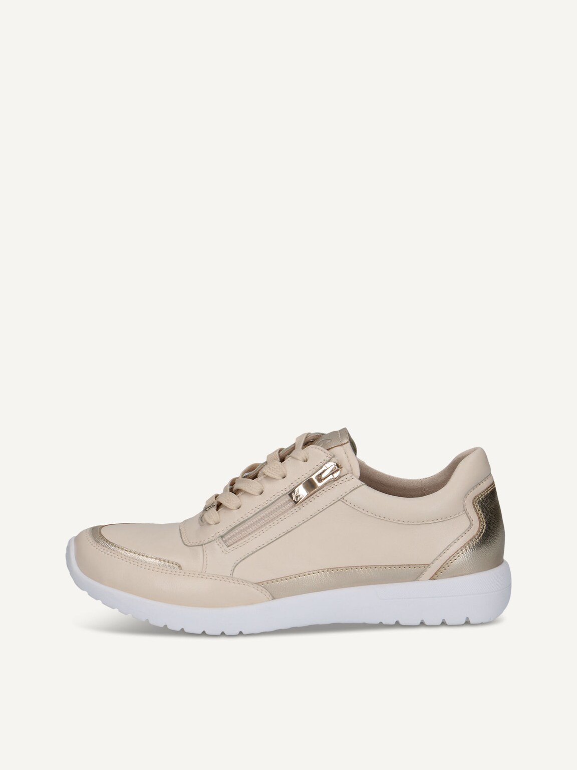 Caprice, Leather Low shoes - beige CREAM/GOLD, image 3 of 6
