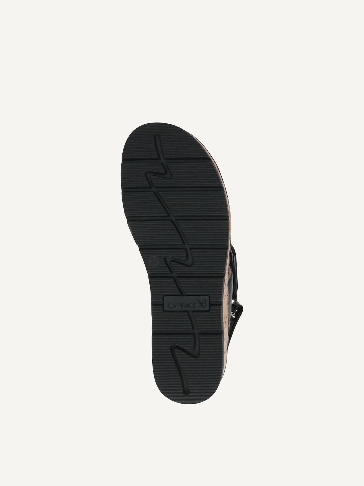 Caprice, Sandale en cuir - noir BLACK NAPPA, image 5 sur 5