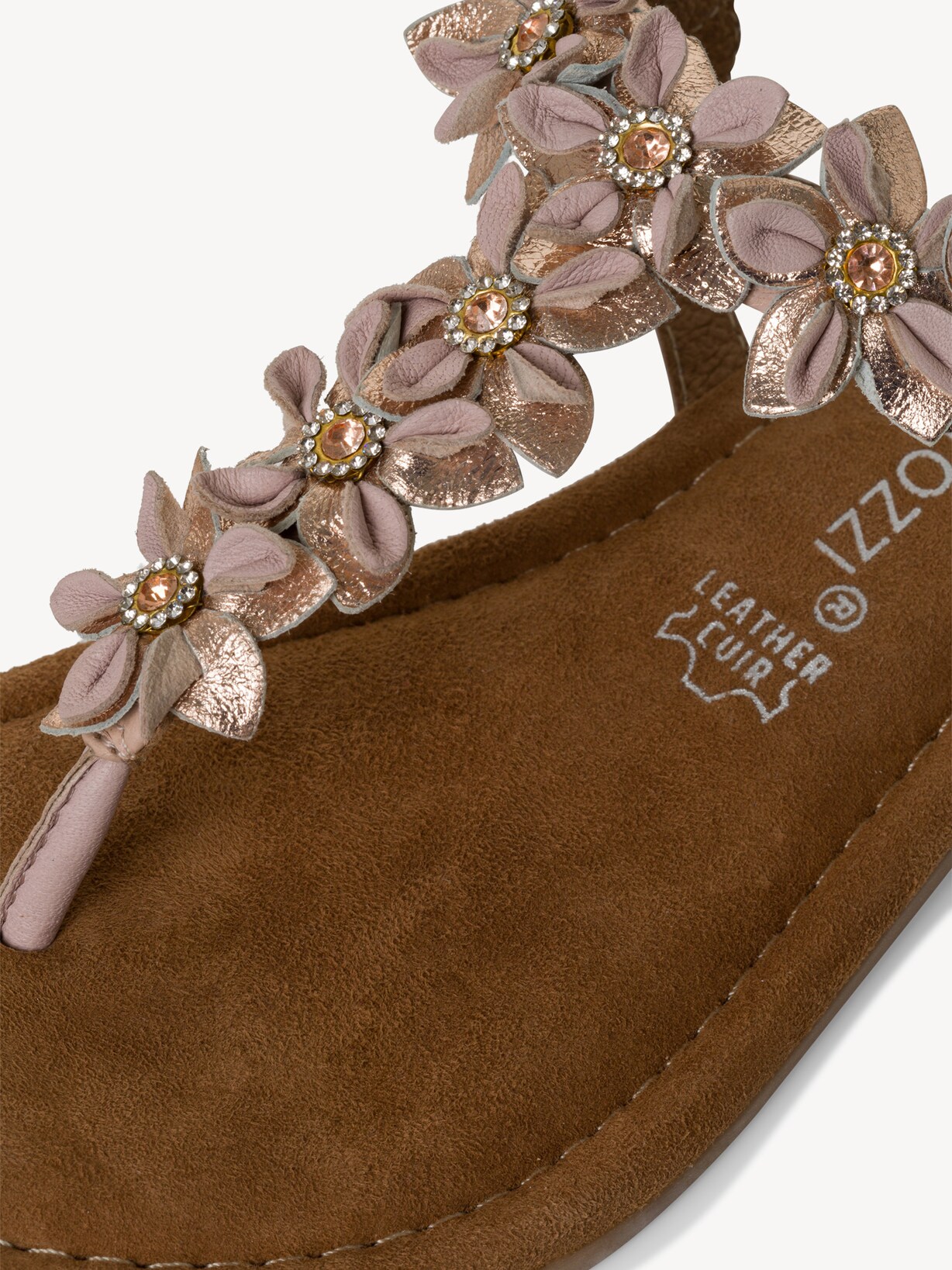 Marco Tozzi, Ledersandale - rosa POWDER COMB, Bild 4 von 6