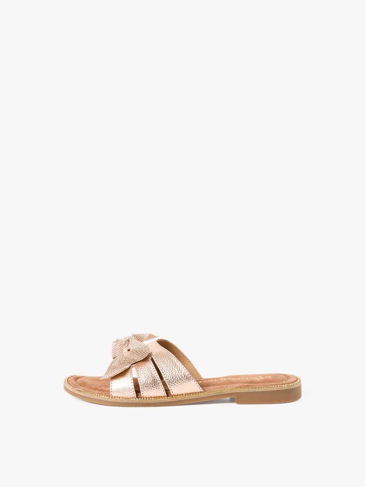 Marco Tozzi, Lederpantolette - rosa ROSE MET. COMB, Bild 3 von 8