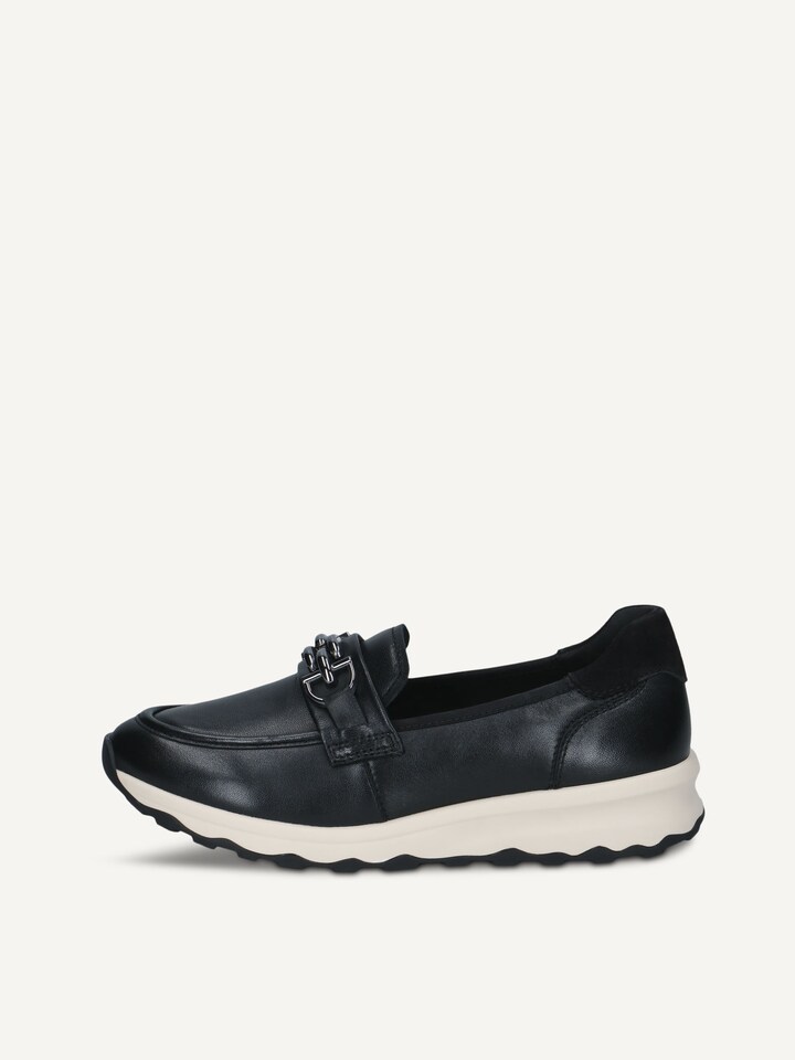 Caprice, Leather Slipper - black BLACK NAPPA