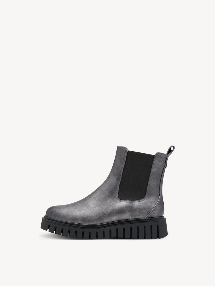 Marco Tozzi, Chelseaboot - metallic PEWTER, afbeelding 3 van 7