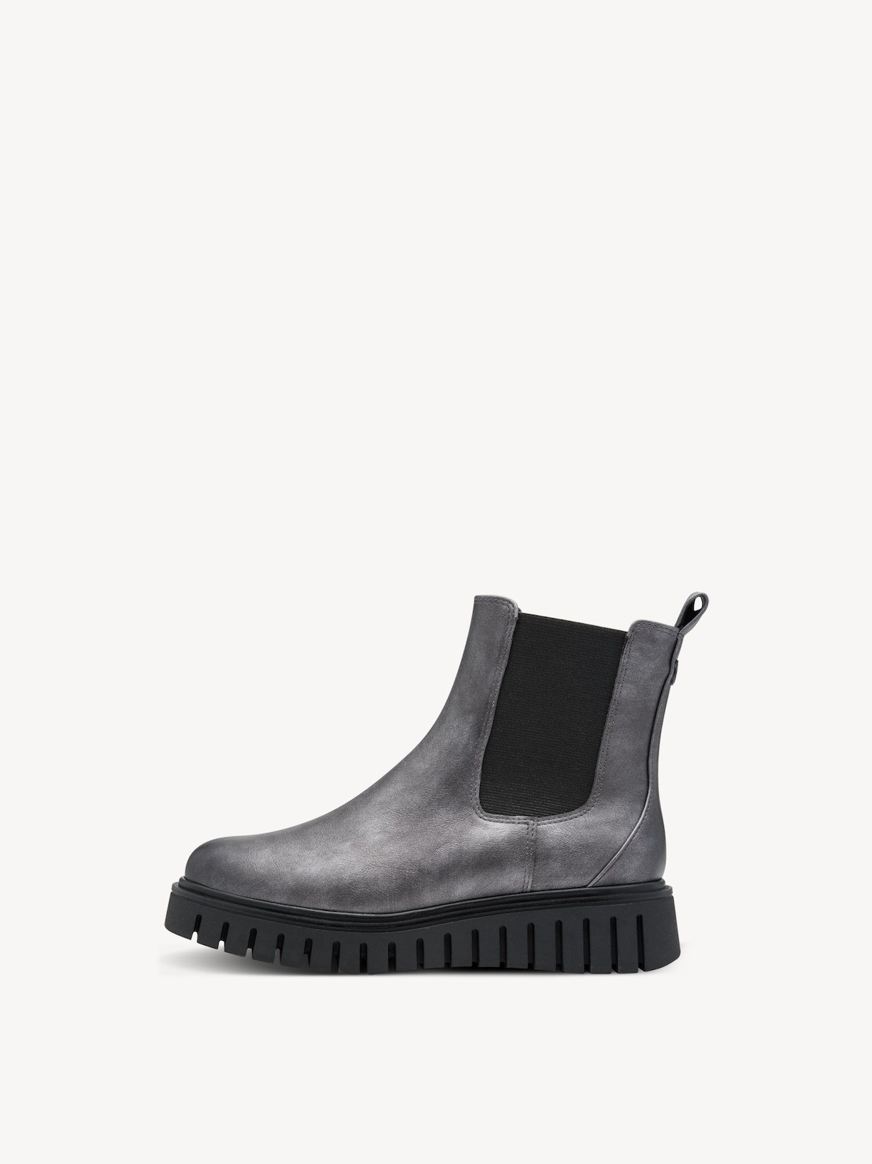 Marco Tozzi, Chelseaboot - metallic PEWTER, afbeelding 3 van 7