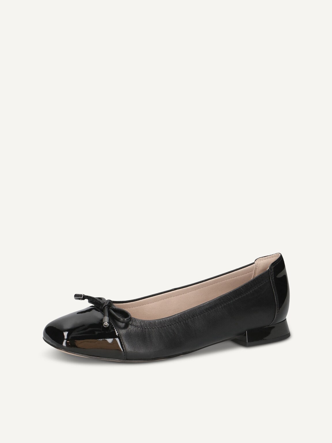 Caprice, Leather Ballerina - black BLACK COMB, image 1 of 6