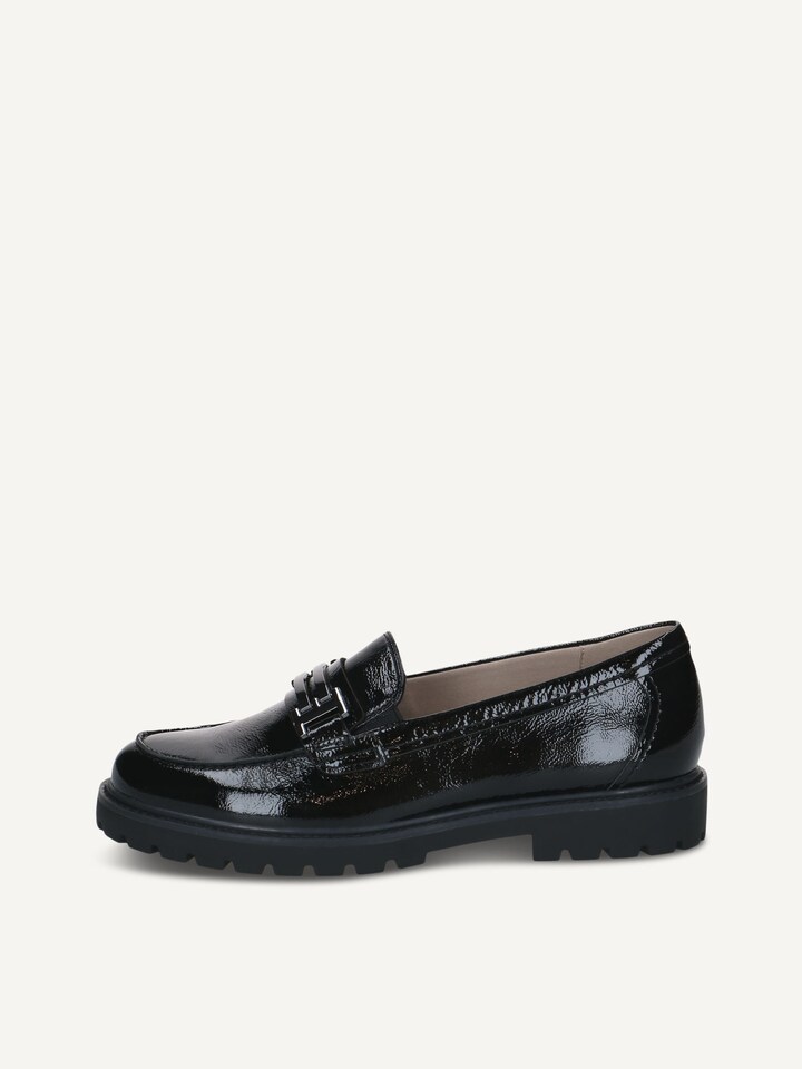 Caprice, Leather Slipper - black BLACK NAPLAK