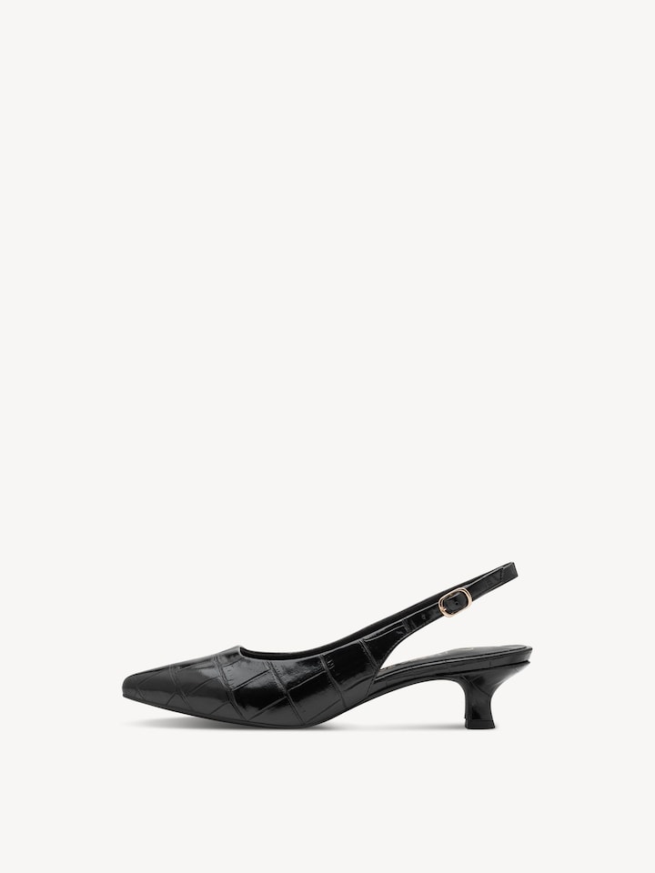 Marco Tozzi, Decolleté - nero BLACK CROCO