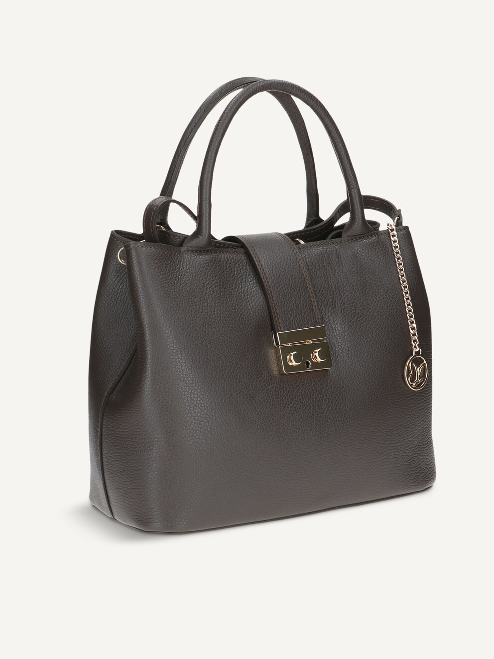 Caprice, Sac à main en cuir - marron DK BROWN NAPPA, image 2 sur 4