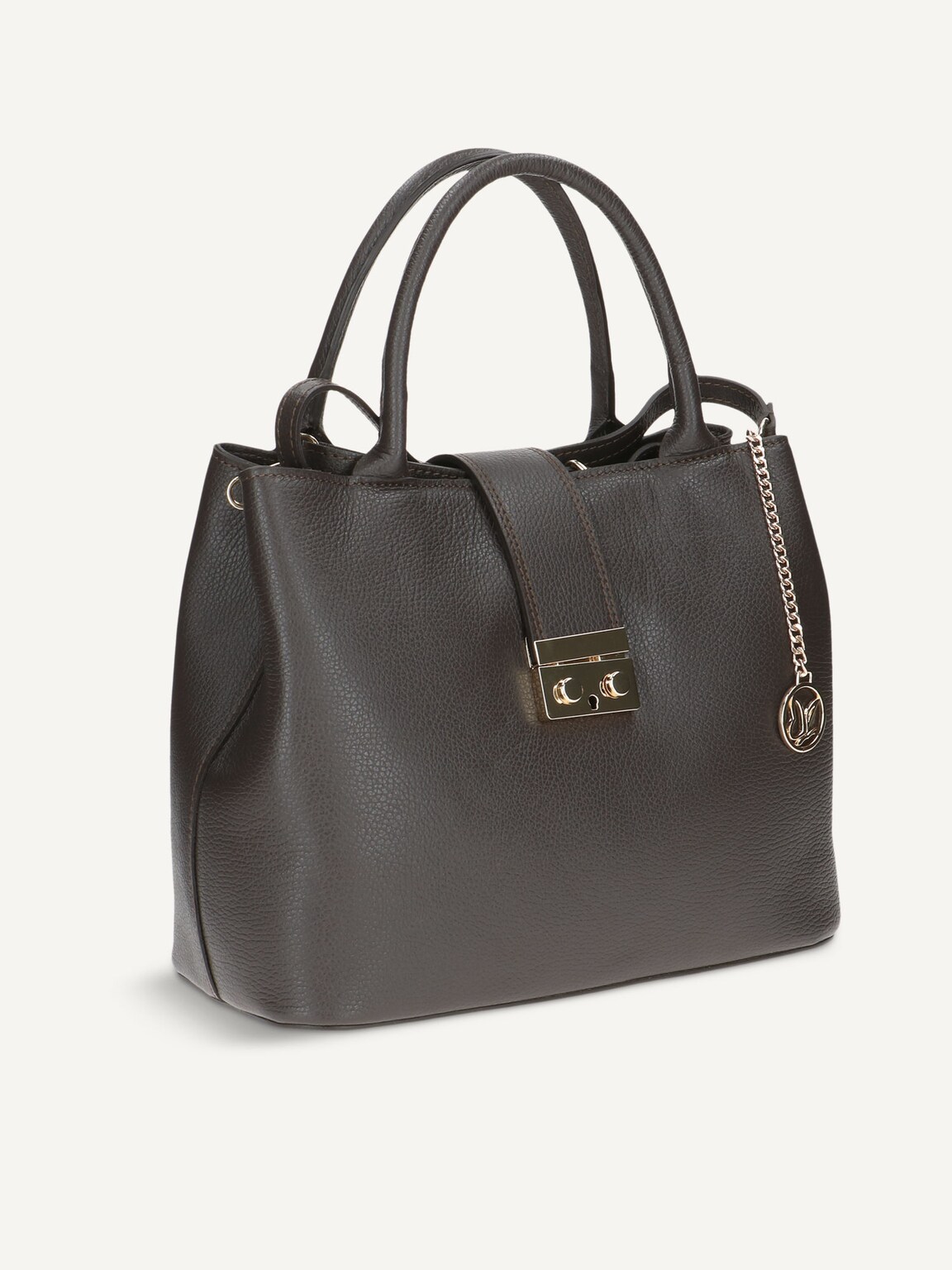 Caprice, Leather Handbag - brown DK BROWN NAPPA, image 1 of 4