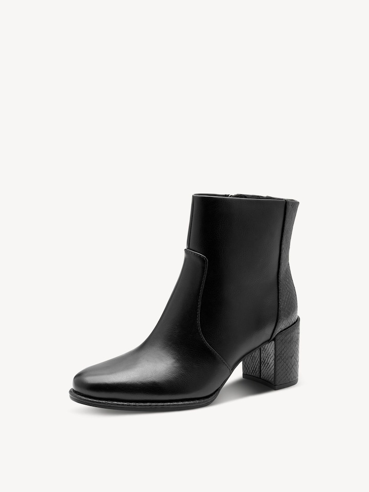 Marco Tozzi, Enkellaarsje - zwart BLACK COMB