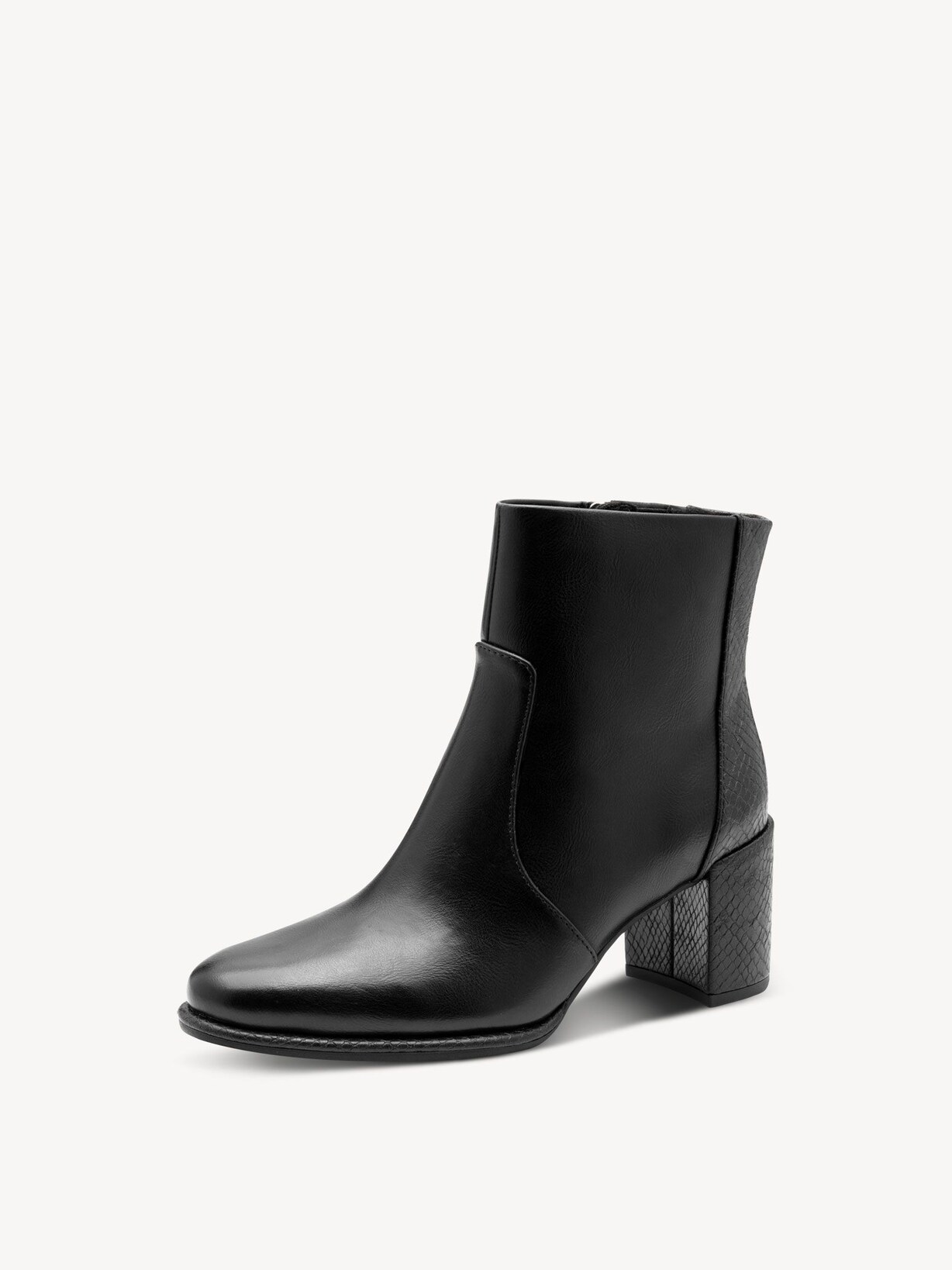 Marco Tozzi, Enkellaarsje - zwart BLACK COMB, afbeelding 1 van 6