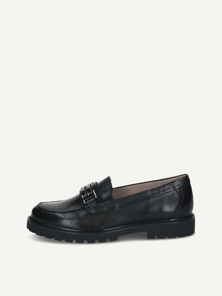 Caprice, Leather Slipper - black BLACK NAPPA