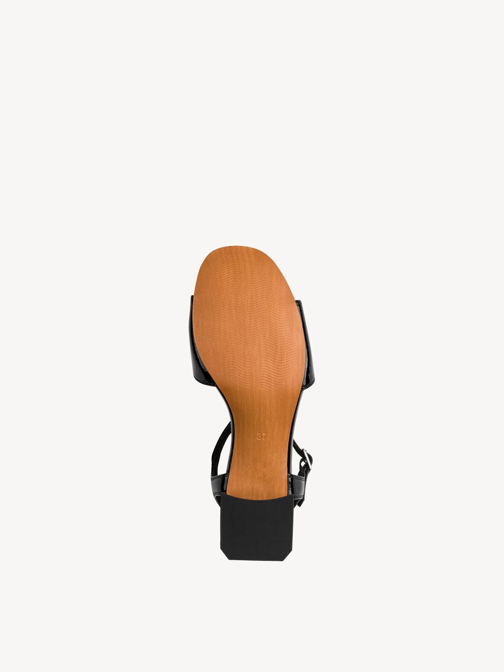 Marco Tozzi, Sandalette - sort BLACK PATENT, billede 3 af 6