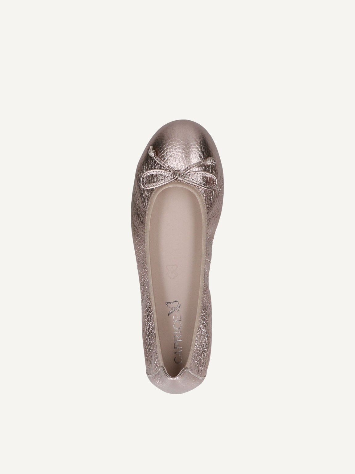 Caprice, Leather Ballerina - brown TAUPE MET.DEER, image 5 of 5