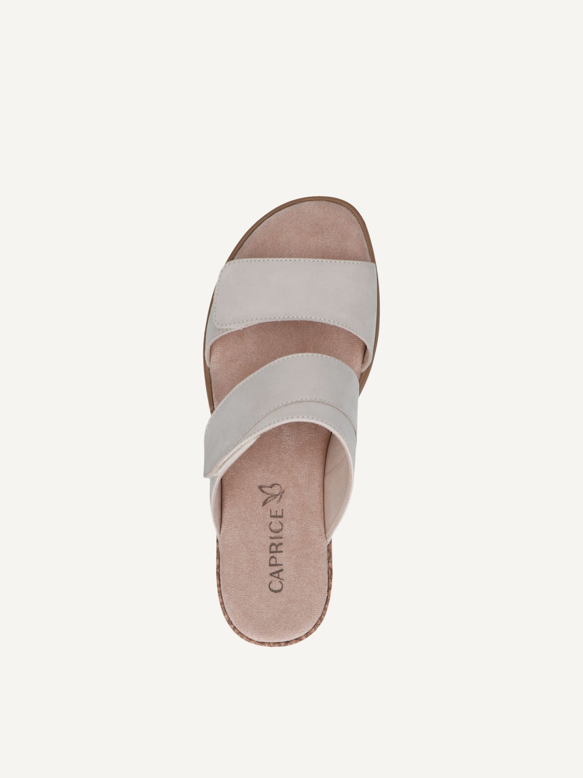 Caprice, Leather Mule - white SNOW NUBUC, image 5 of 5
