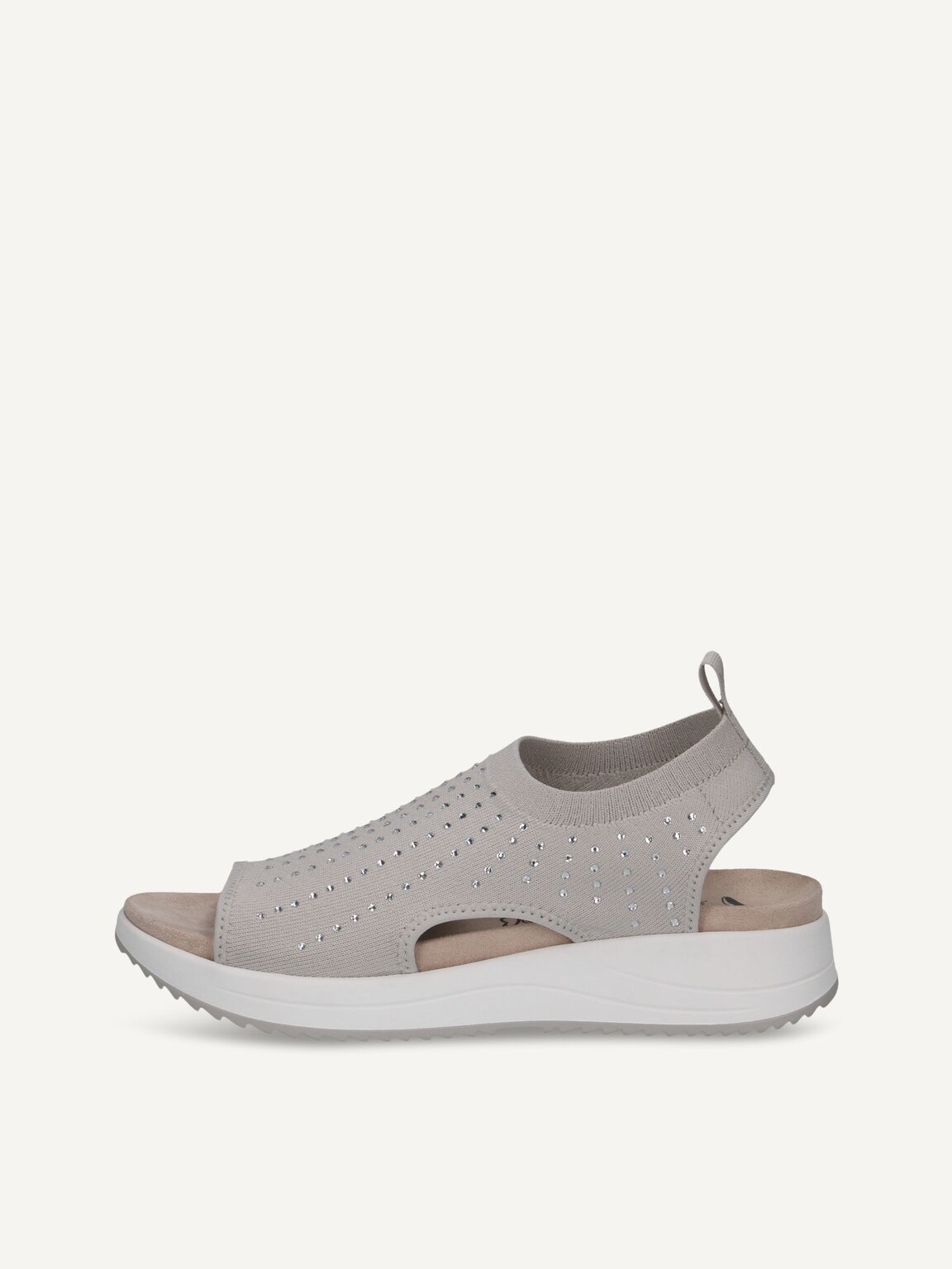 Caprice, Sandal - grey LT GREY KNIT, image 3 of 6