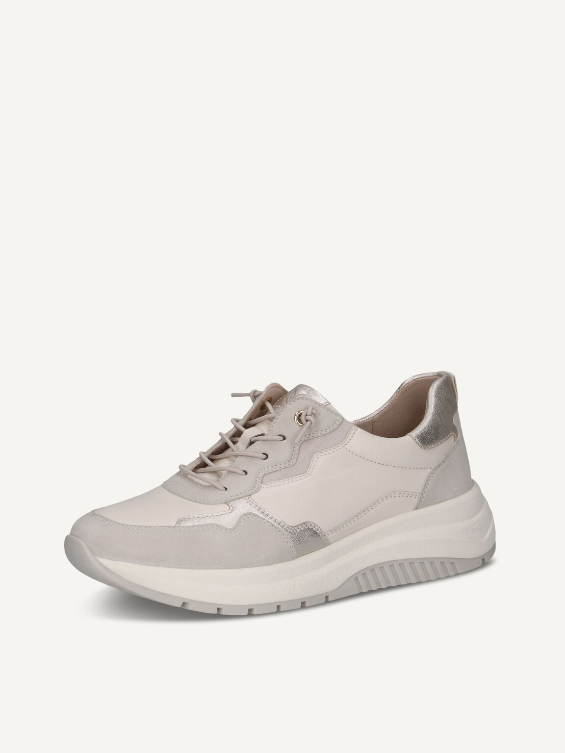 Caprice, Leather Sneaker - white OFFWHITE COMB, image 1 of 5
