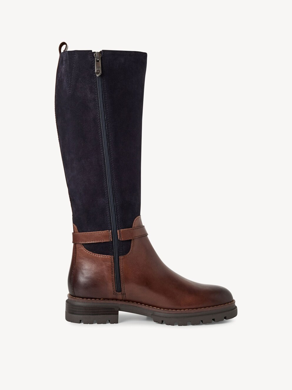 Marco Tozzi, Kozačky - hnědá CHESTNUT/NAVY, obrázek 7 z 7
